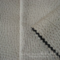 Embossed Suede Leather 100% Polyester Shammy Fluff Fabric for Slipcovers